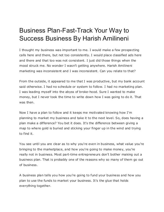 how to write a business plan step by step simple business plan example